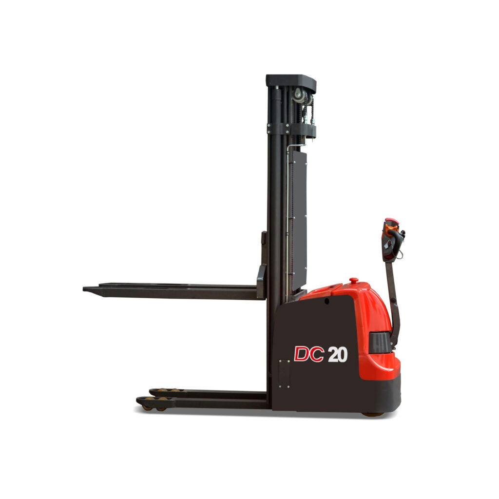 Stacker with wrapover forks duplex mast 2000 kg